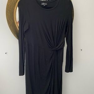 Black TopShop Maternity Dress (Medium)